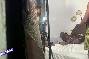 behind the scenes of this porn shoot series