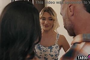 Bold Stepfamily Orgy With Monster Cock And Curious Wife In Group