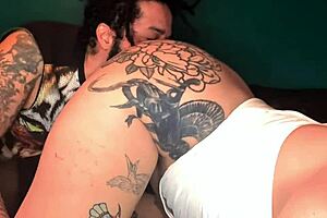 Threesome with big cock