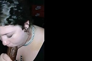 sexy young lady sucks big dick and gets massive facial!