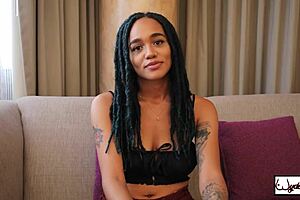 Agile King Noir Binds Partner In Lingerie With Dirty Talk