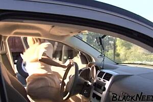 Wow, Mature Blonde Gets Rough Cum on Tits!