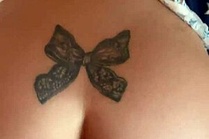 Homemade porn quickie with my bimbo wife showing off her big tits at our wedding