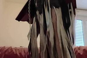 Can mistress kantalis in gladiatrix bondage handle your spanking and flashing desires?