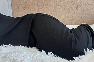 Young Arab Girl Poses Without Underwear in Intimate Setting