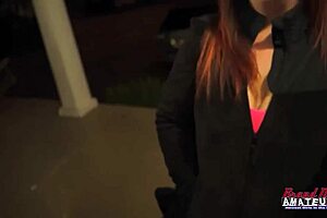 i'm brooke, the busty mature brunette, sucking this hard cock and getting my shaved pussy fucked bent over.