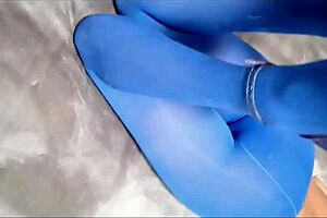 want to see this petite milf in latex lingerie give deepthroat blowjob?