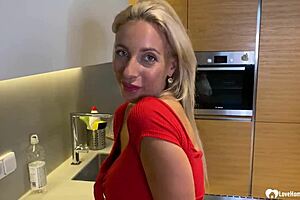 This Smoking Blonde Milf's Solo Fingering Will Arouse You Deeply