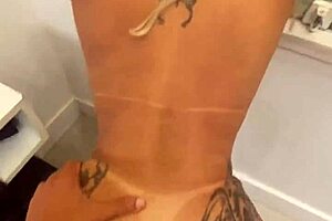 I put the whole cock in my stepmother's ass cowgirl then came in her mouth pov