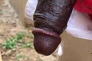 He shared a brief outdoor encounter with a shaved milf amateur bent over in homemade video