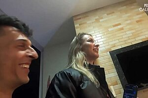 Made married slut suck cock in front of husband! 😈