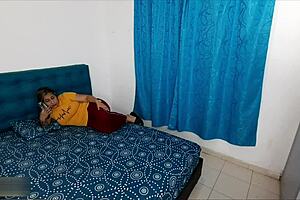 I fuck my stepmom's friend during her visit, fulfilling my sexual fantasy with a hot MILF and her monster cock