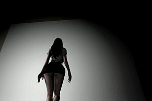 Megan F Banged By Big Black Cock In Group Rough Anal