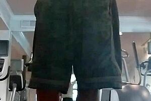 I, like, work out at the gym with my athletic roommate, feeling so fit