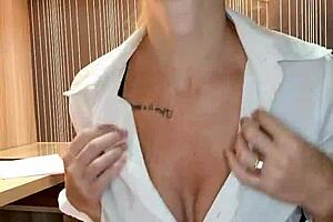 Blonde MILF Orgasms Loudly!