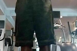 I, like, work out at the gym with my athletic roommate, feeling so fit