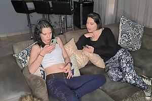 got so hooked on tiny milf's outie belly button... wow