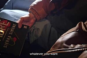 the bookstore girl removes the condom in the car