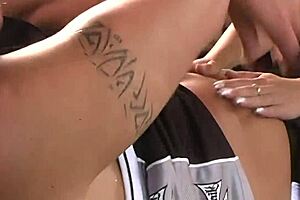 Gauge Deepthroats And Licks Cock In Fishnets