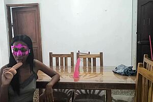 Hot mexicans masturbate their delicious pussies on the table, they are the sluttiest in the neighborhood homemade erotic video