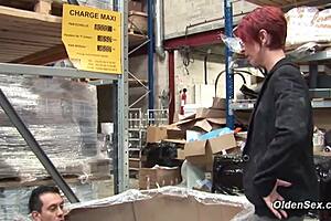 Ginger French Mature Business Lady Enjoys Anal at Two Locations