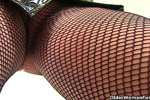 Does an older woman in fishnets mean more fun?