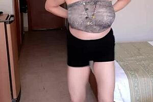 blonde lesbian brings cookies then has sex with mature lady in old and young scene