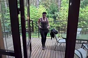 stepmom came to her stepsons housewarming party and arranged rough sex blowjob pussy fuck anal and a mouthful of cum