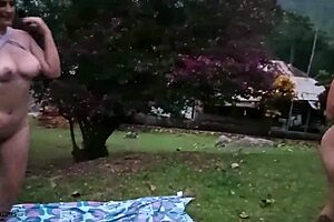 i'm lovin' these horny lesbians doin' yoga and lickin' their big pussies