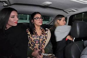 uber driver fucks three latinas in the ass, lucky ride payback