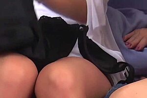 Five Hot Chicks Share One Dick In Intense Group Sex