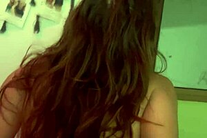 I came inside Rosinha's ass from next door, and her pussy was dripping wet in POV