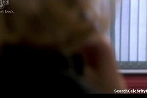 Rebecca Atkinson topless in Shameless, giving blowjob and handjob.