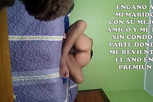 Wife Makes Husband Cuckold with Friend, Gets Ass Fucked Without Condom