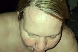 I suck that cock eagerly then hop on for a hot creampie ride, milf redhead style