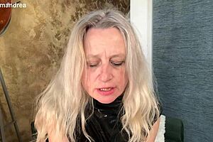 Insane! Horny Prolapse Fisting in Latex Corset with Mega Dildo