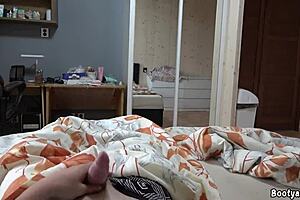 stepmom caught him masturbating, what did she do?