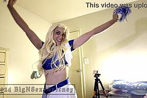 Britney's Cheerleader Blowjob Tease?