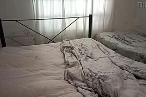 Sexy Stepmother Cleans Bedroom In Thong For Stepson's Video