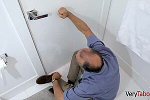 Stepmom Locks Husband Up To Fuck Young 18+ Dick