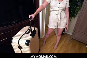 Does Sydney Paige, the stepmom, love to fuck her stepson before her husband comes?