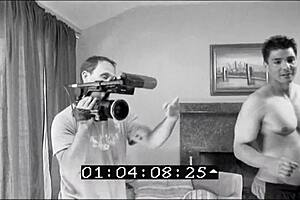 paulina james sucking two big cocks in fishnets and heels