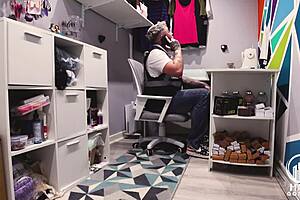 Lola Eastking plays the shoplifting slut in this roleplay.