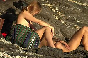 mature couple fuck beach