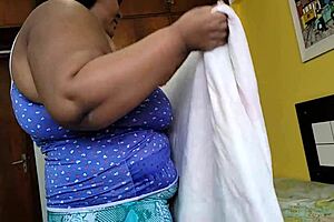 madrasta experiments with products on stepson, ends up getting cum in mouth, ju naughty wife fucks stepson in kitchen with big tits pussy squirting