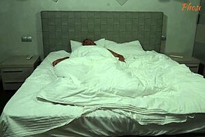 Horny Mature Wakes Lover For Midnight Cowgirl Ride After Party