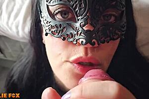 Millie Fox, Amateur Milf, Devours Thick Cum Glazed Muffin And Cum On Food