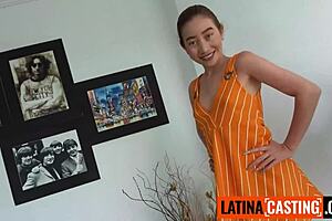 petite latina teen 18+ cutie gets rough anal fuck by big mature cock