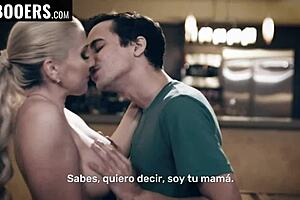 Stepmom Rides Stepson Deep While Sucking His Cock Passionately