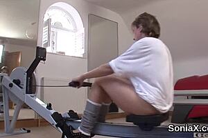 Unfaithful Lady Sonia from England shows off massive breasts